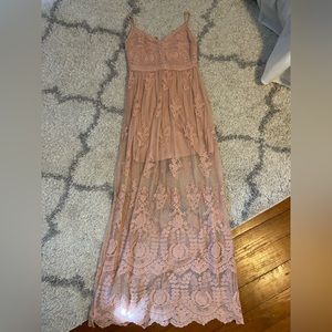 Altar’s State pink bohemian dress size XS